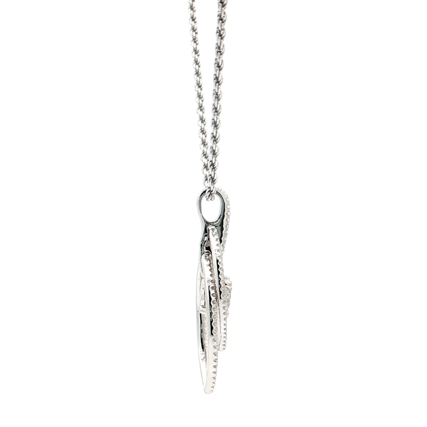 White Gold Diamond Pendant