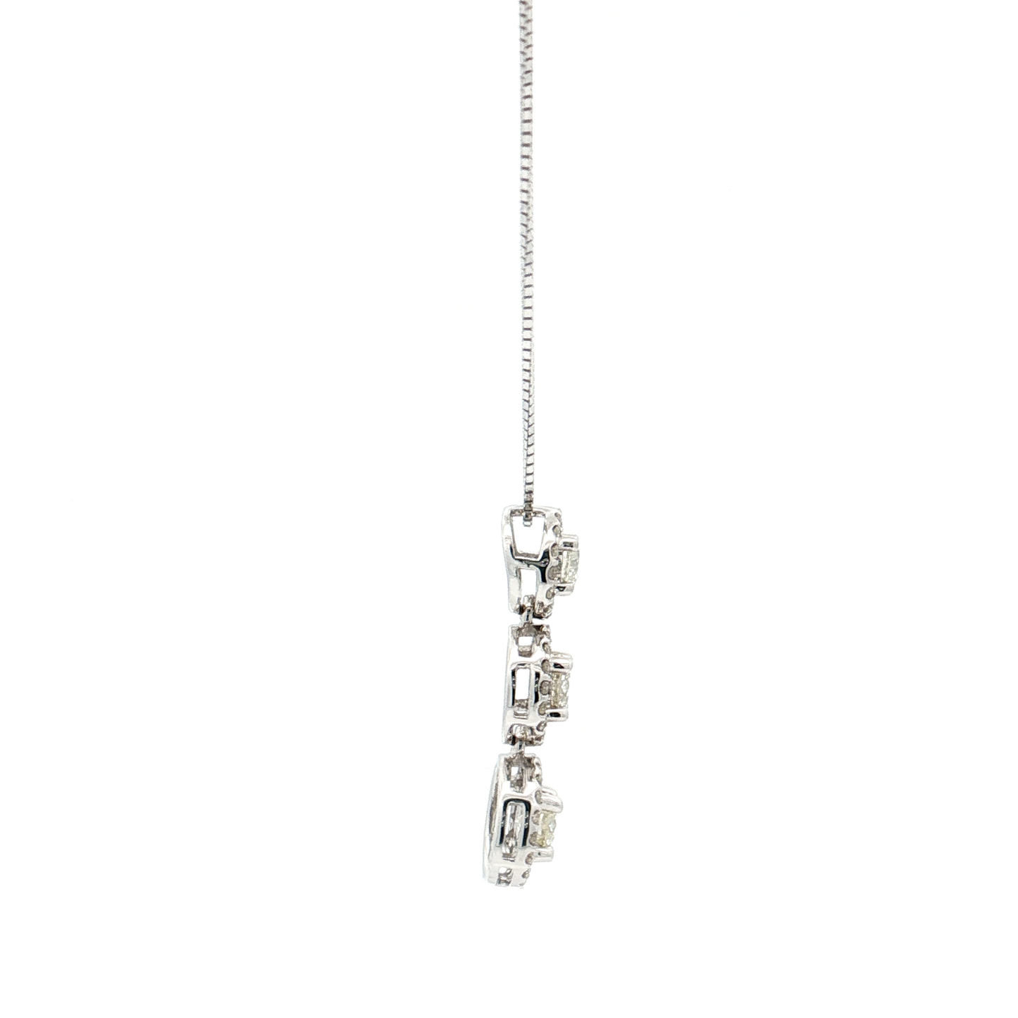 White Gold Diamond Pendant