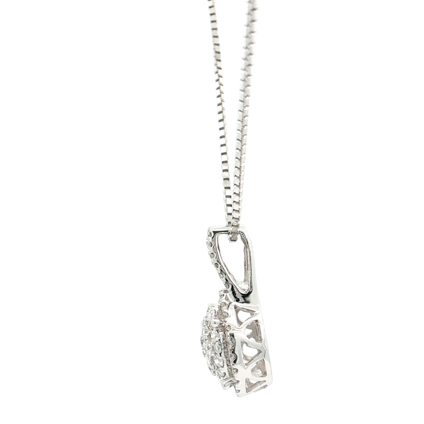 White Gold Diamond Pendant