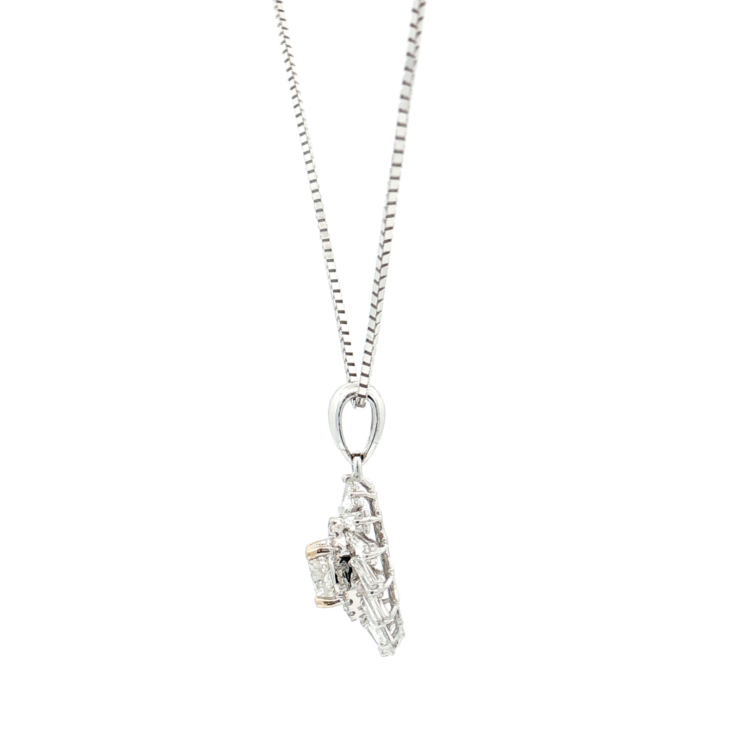 White Gold Diamond Pendant