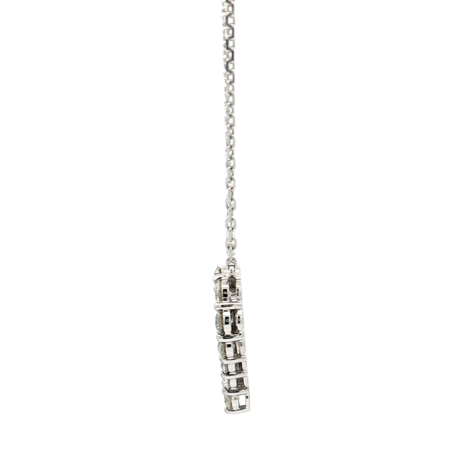 White Gold Diamond Heart Pendant