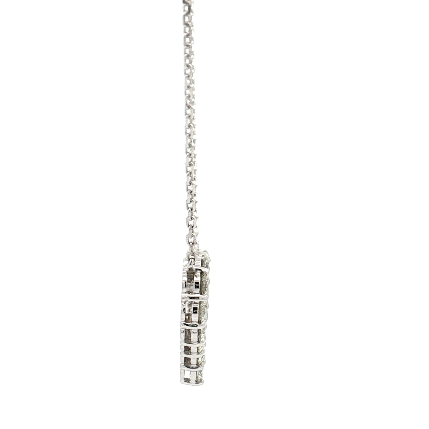 White Gold Diamond Heart Pendant