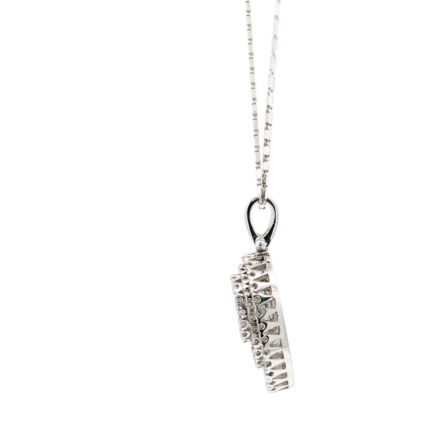 White Gold Diamond Pendant