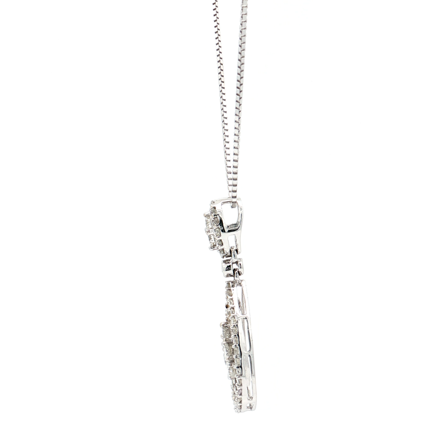 White Gold Diamond Pendant