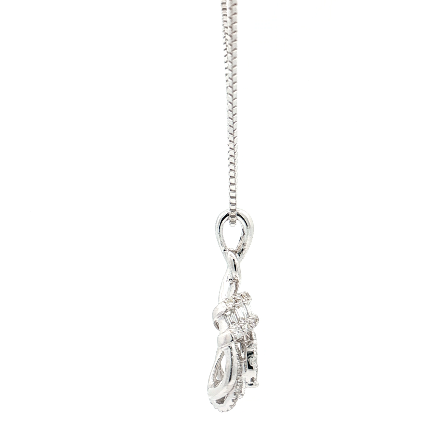White Gold Diamond Pendant