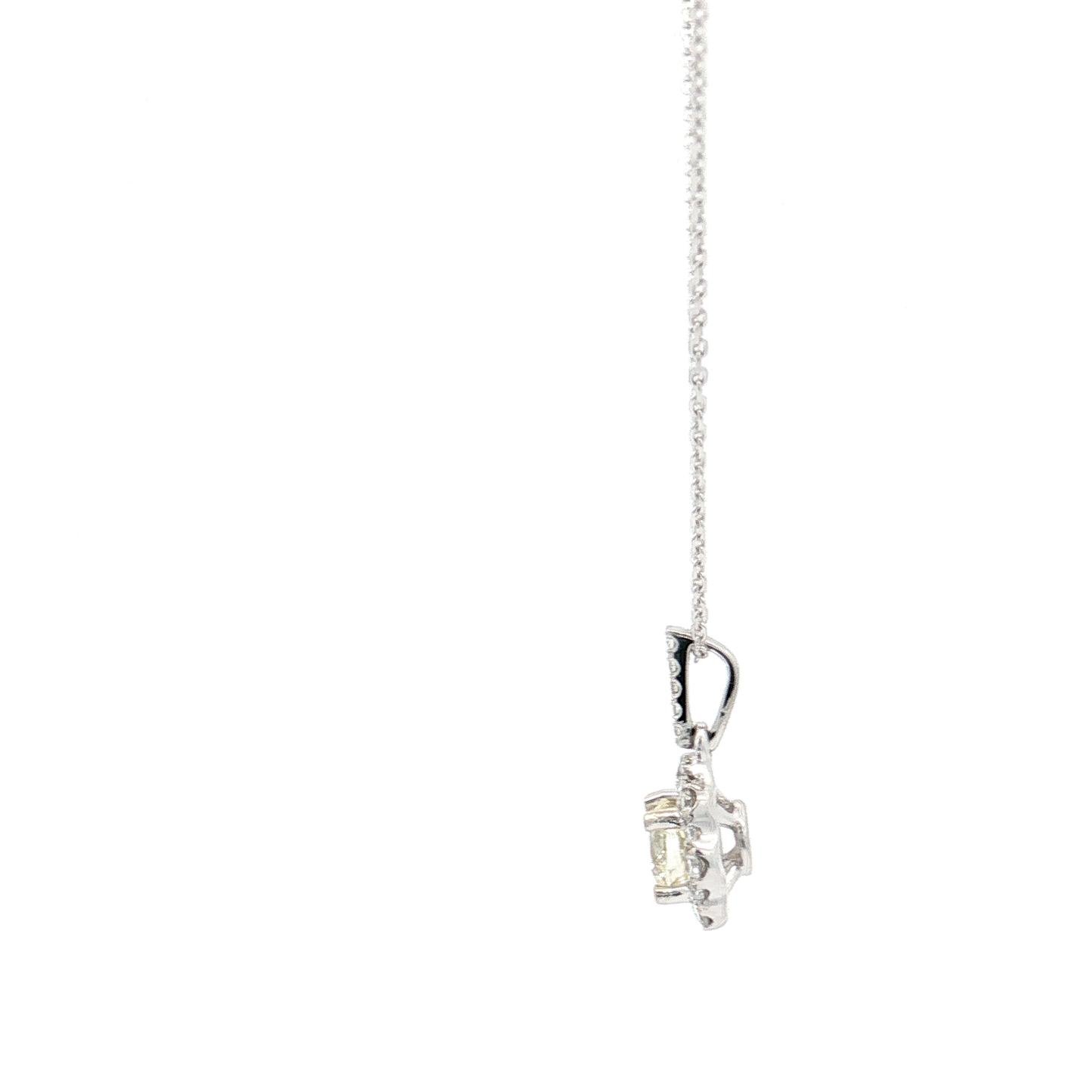 White Gold Diamond Pendant