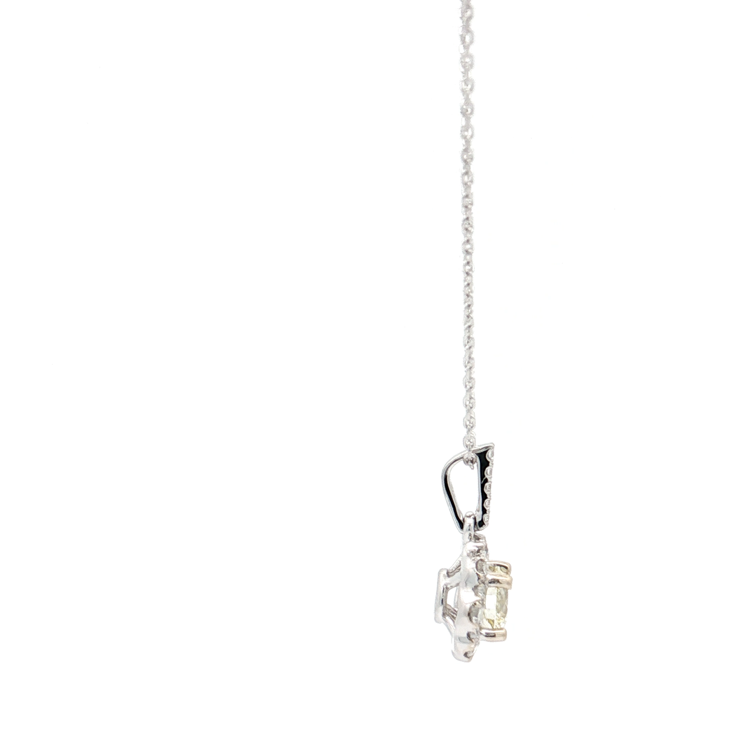 White Gold Diamond Pendant