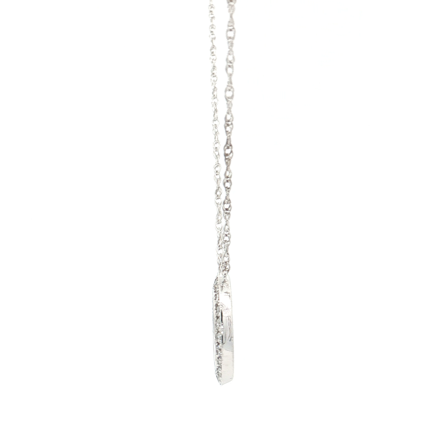 White Gold Diamond Pendant