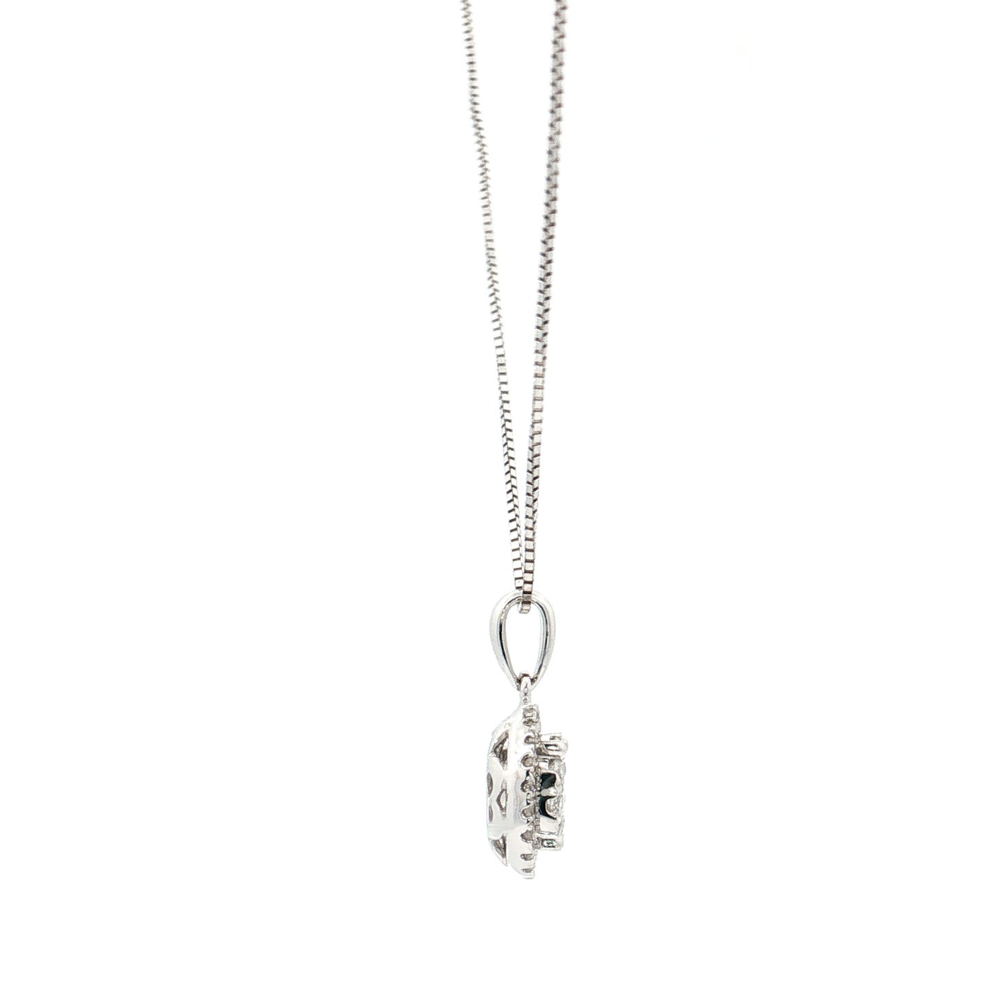 White Gold Diamond Pendant
