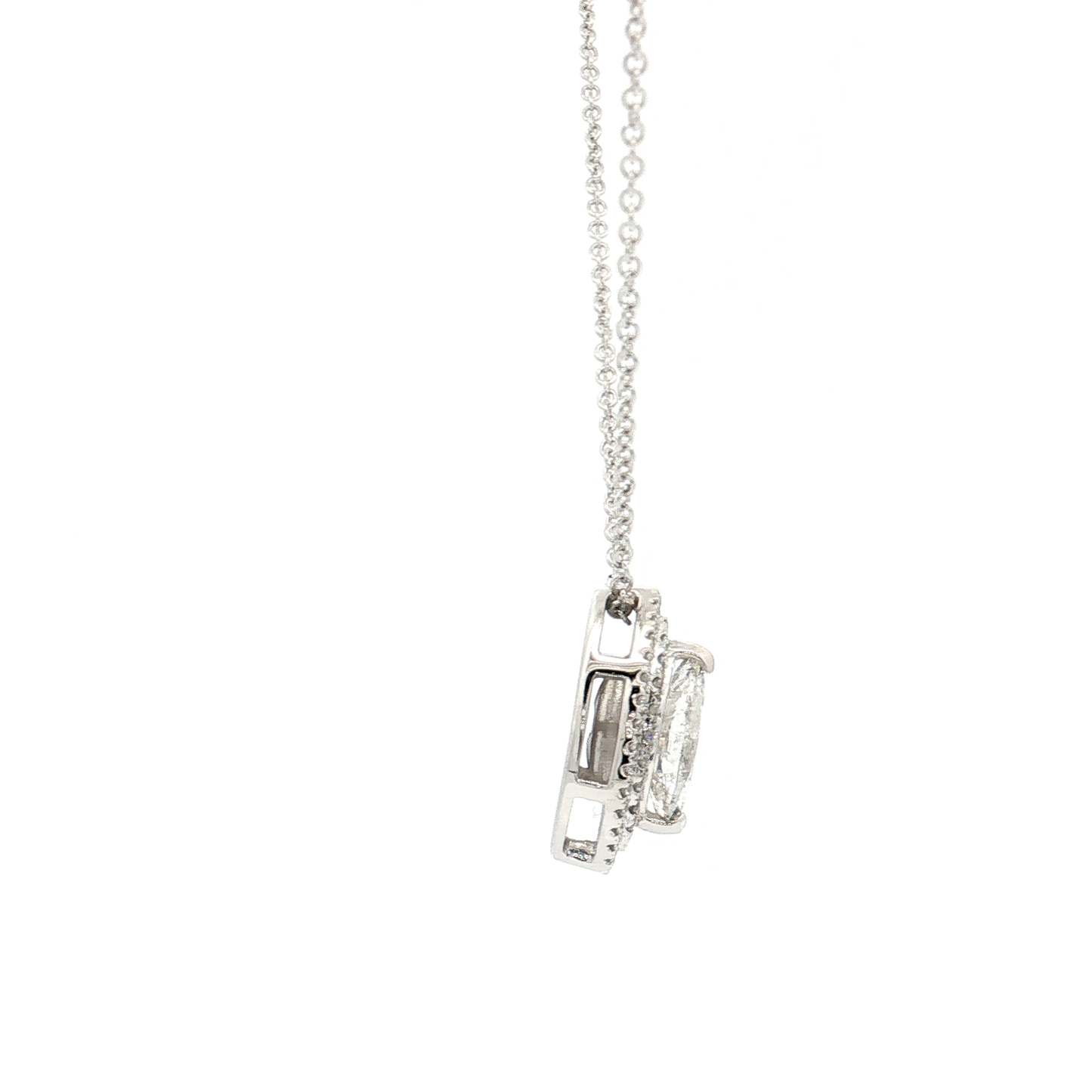 White Gold Diamond Pendant