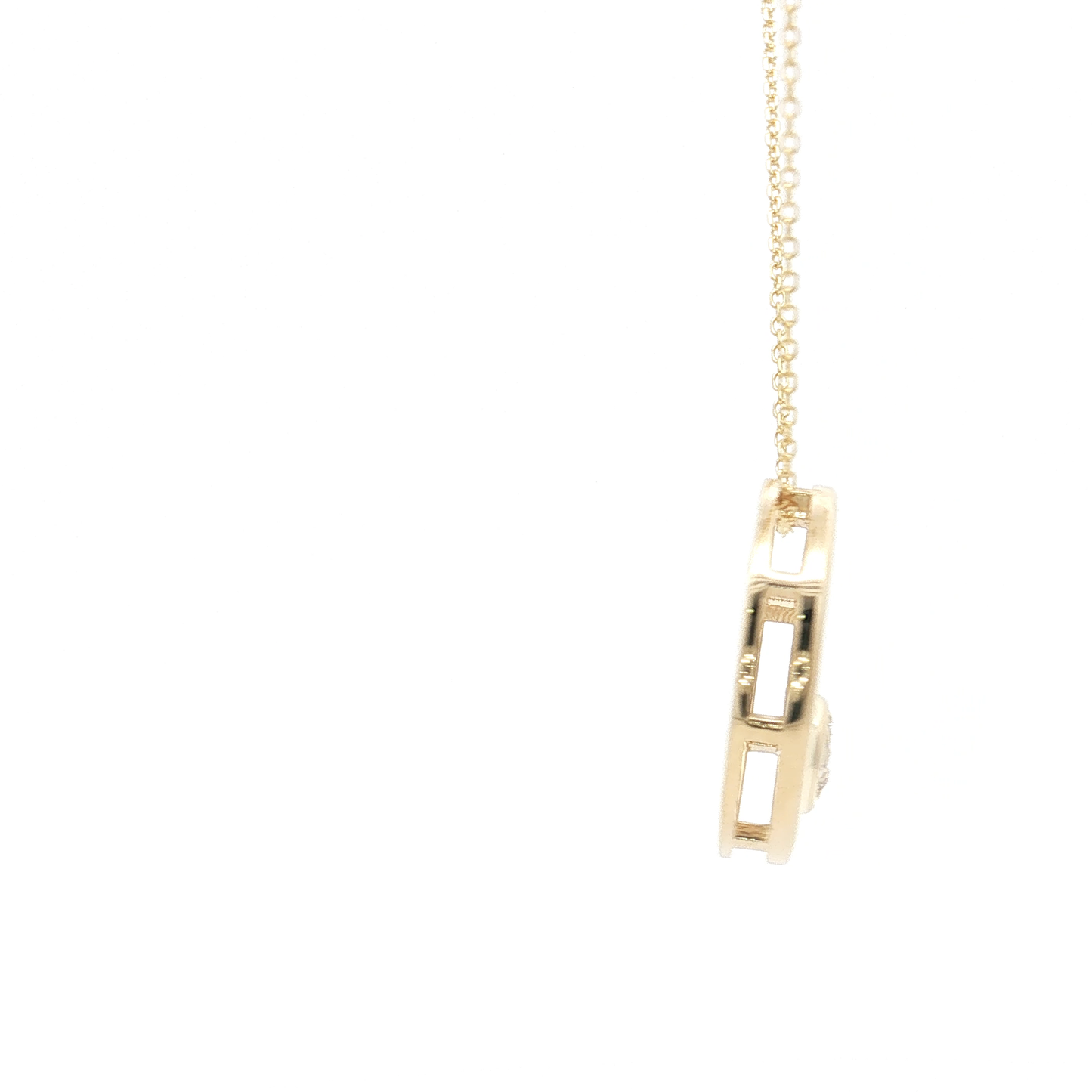 Yellow Gold Diamond Pendant