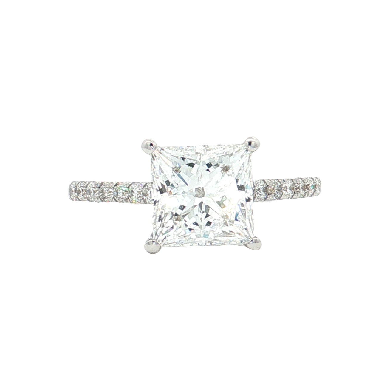 White Gold Lab-Diamond Ring