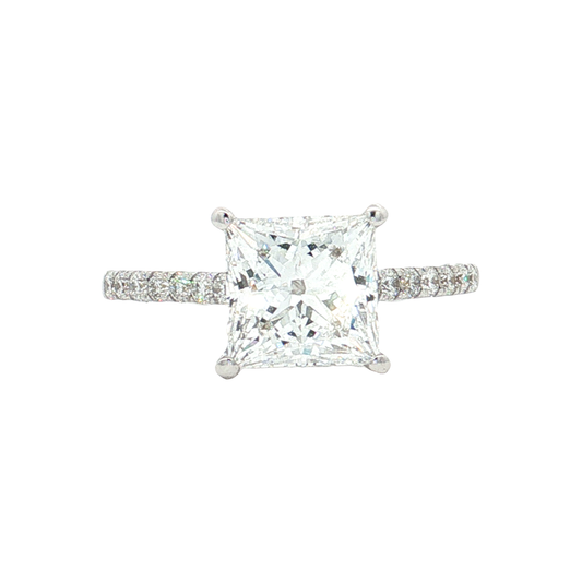 White Gold Lab-Diamond Ring