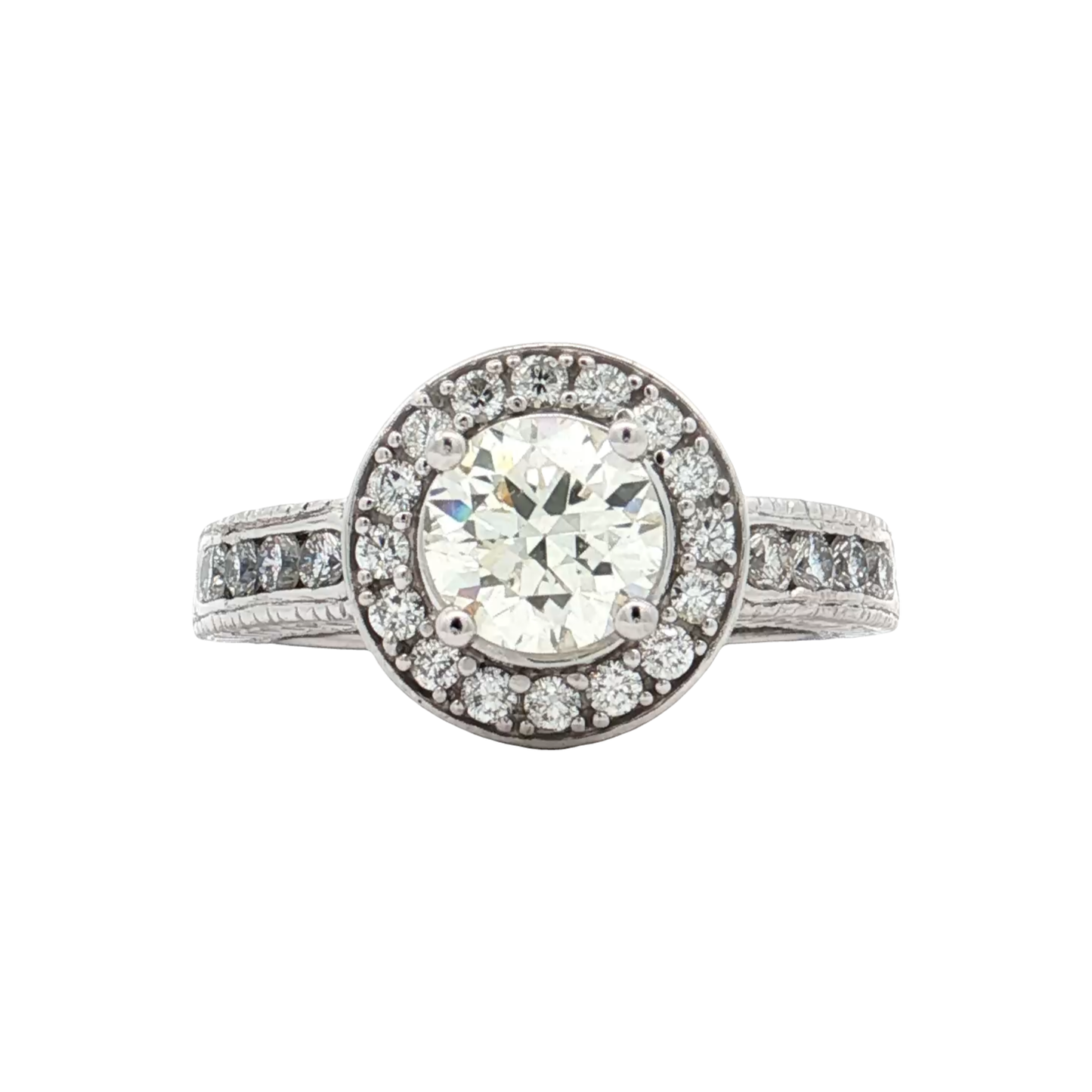 White Gold Diamond Bridal Ring