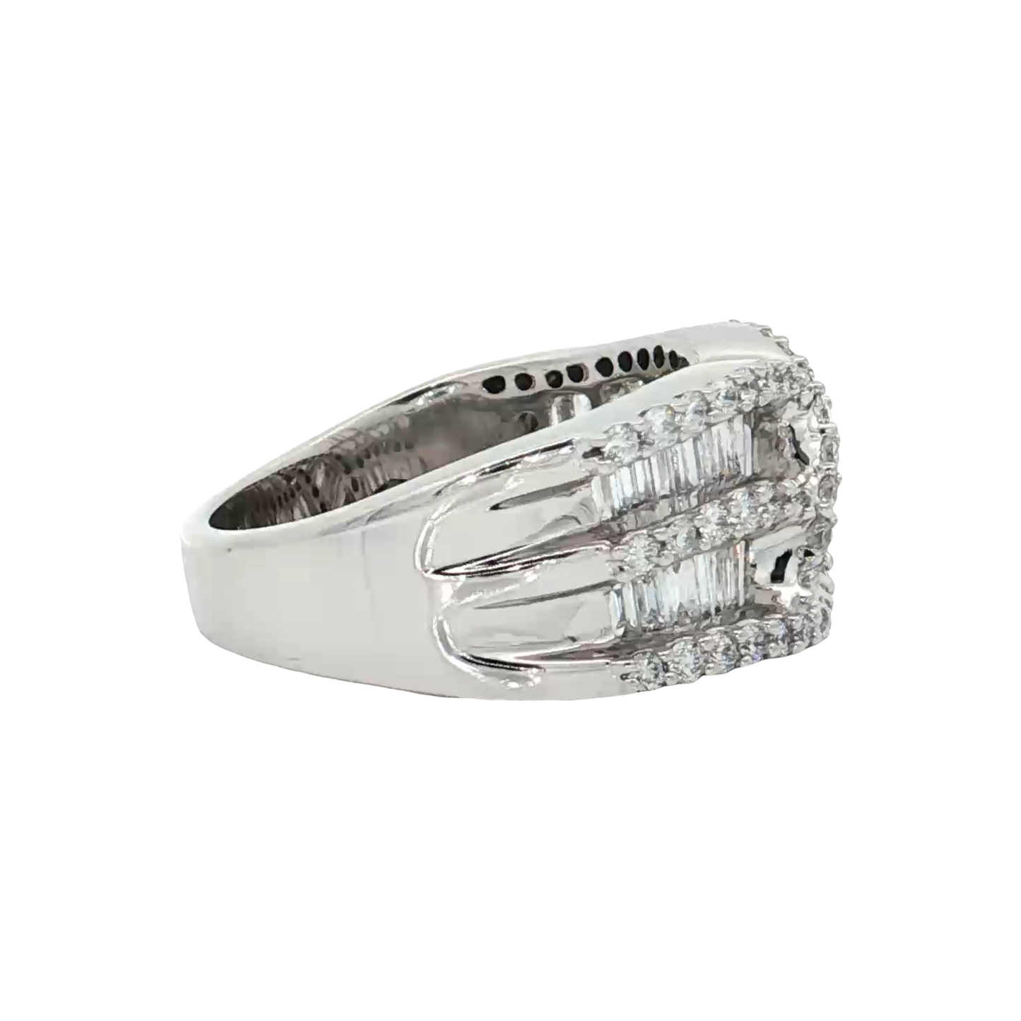 White Gold Diamond Fashion Ring