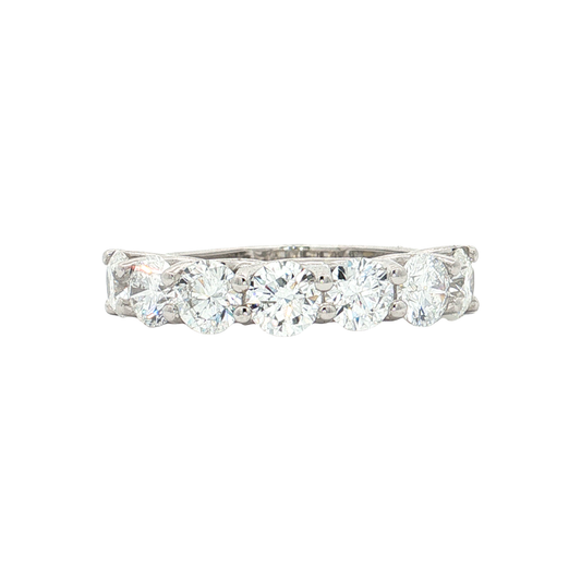 White Gold Lab-Diamond Band
