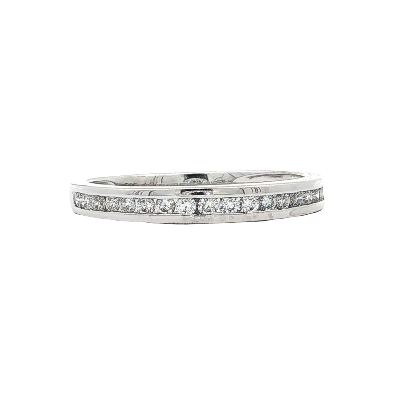 White Gold Diamond Wedding Band