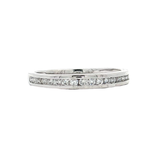 White Gold Diamond Wedding Band