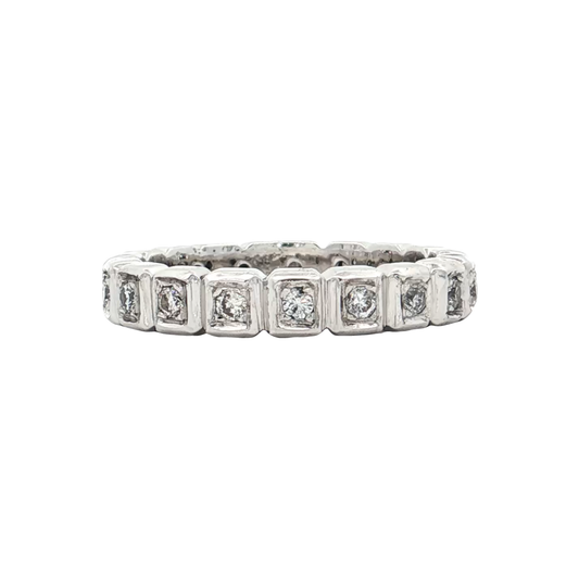 White Gold Diamond Eternity 
Band
