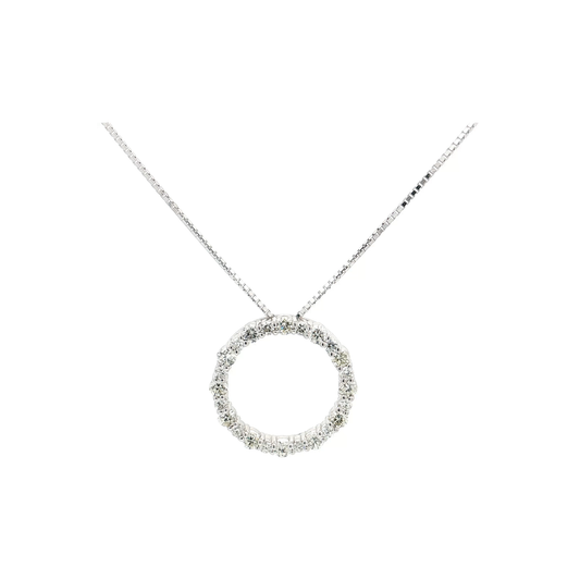 White Gold Diamond Pendant