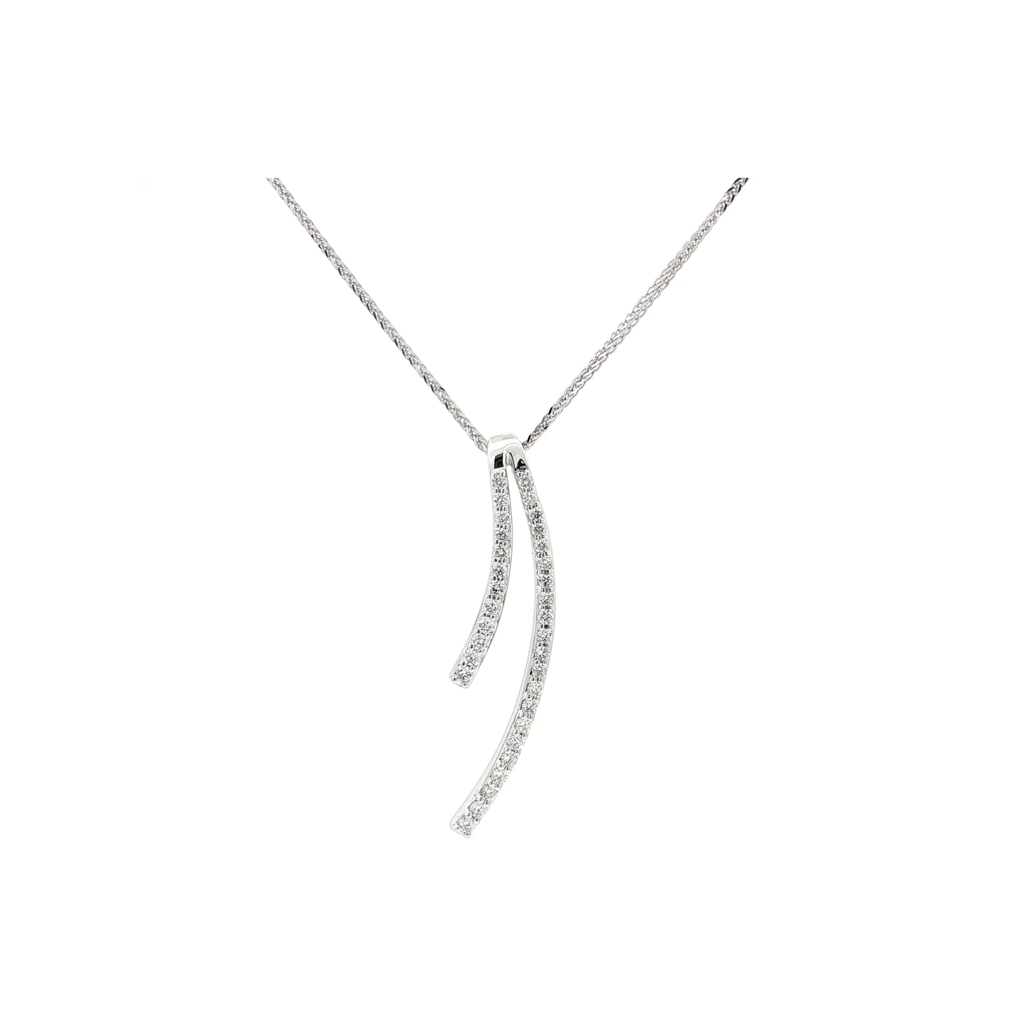 White Gold Diamond Pendant