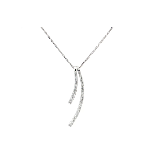 White Gold Diamond Pendant