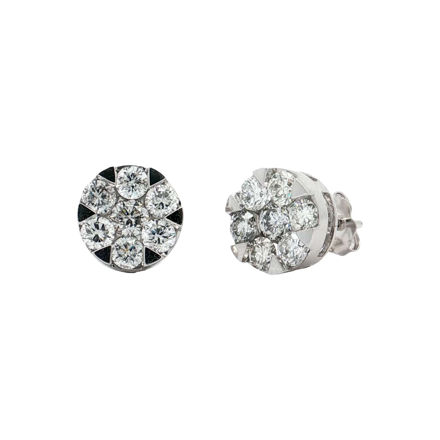 White Gold Diamond Studs