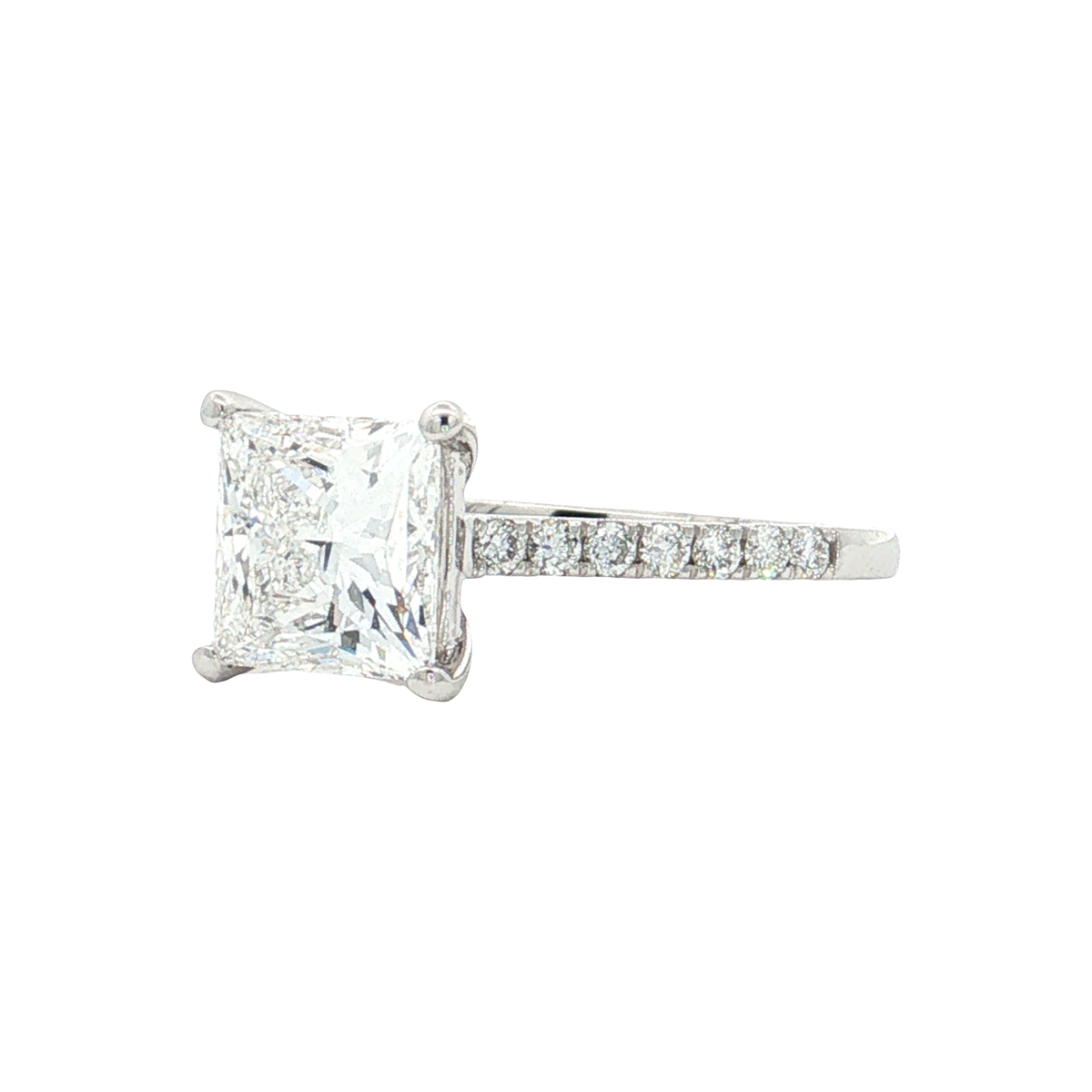 White Gold Lab-Diamond Ring
