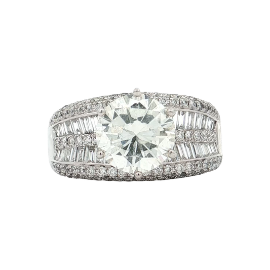 White Gold Diamond Bridal Ring