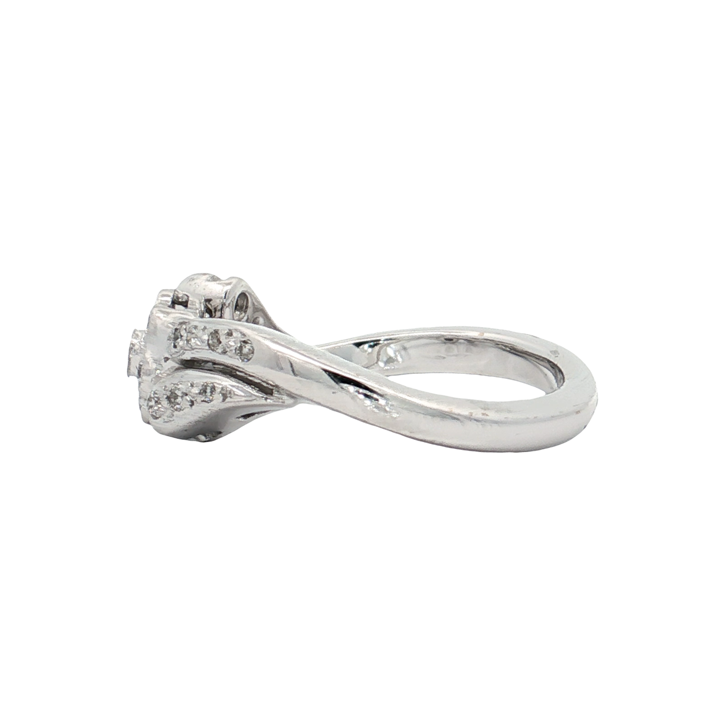 White Gold Diamond Fashion Ring