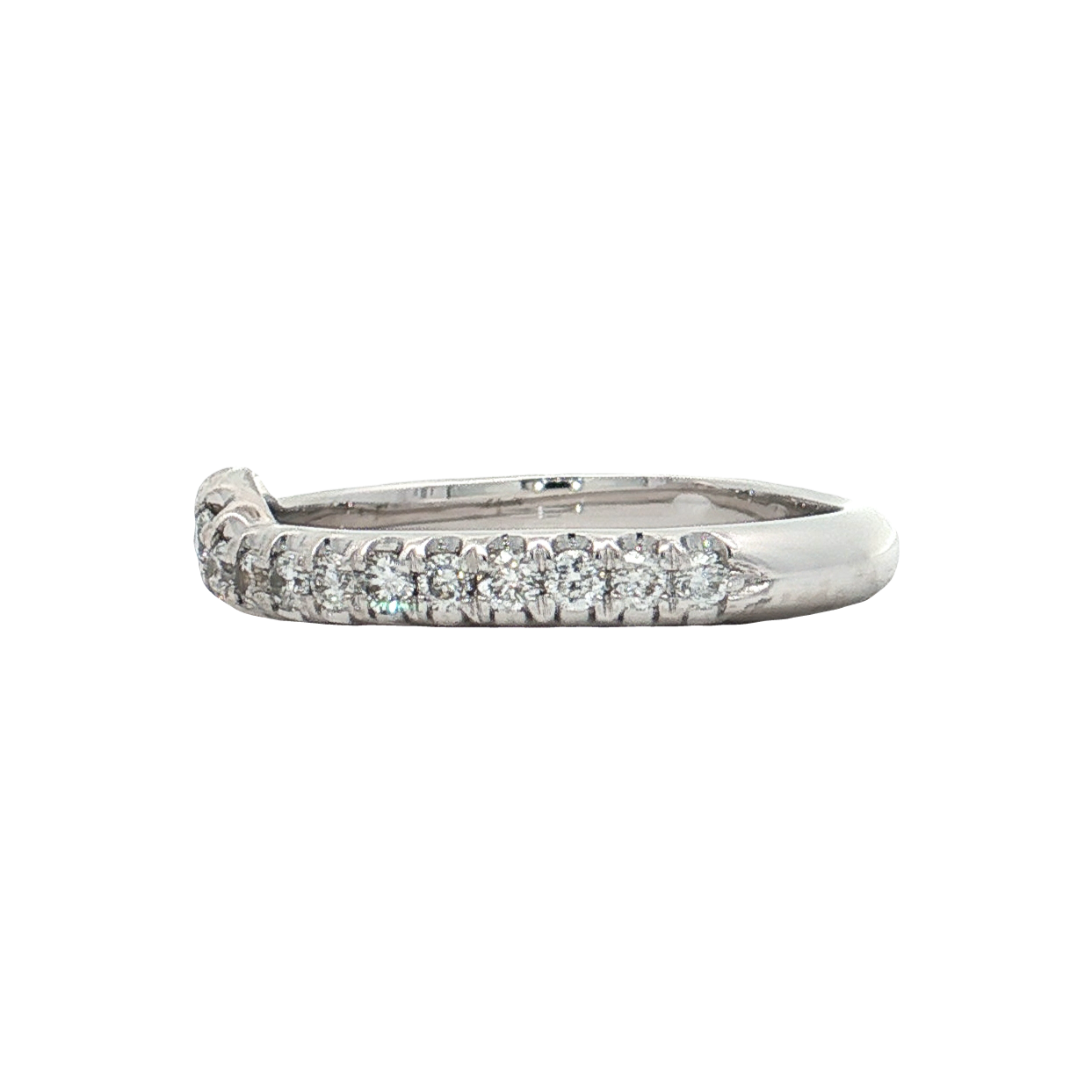White Gold Diamond Wedding Band