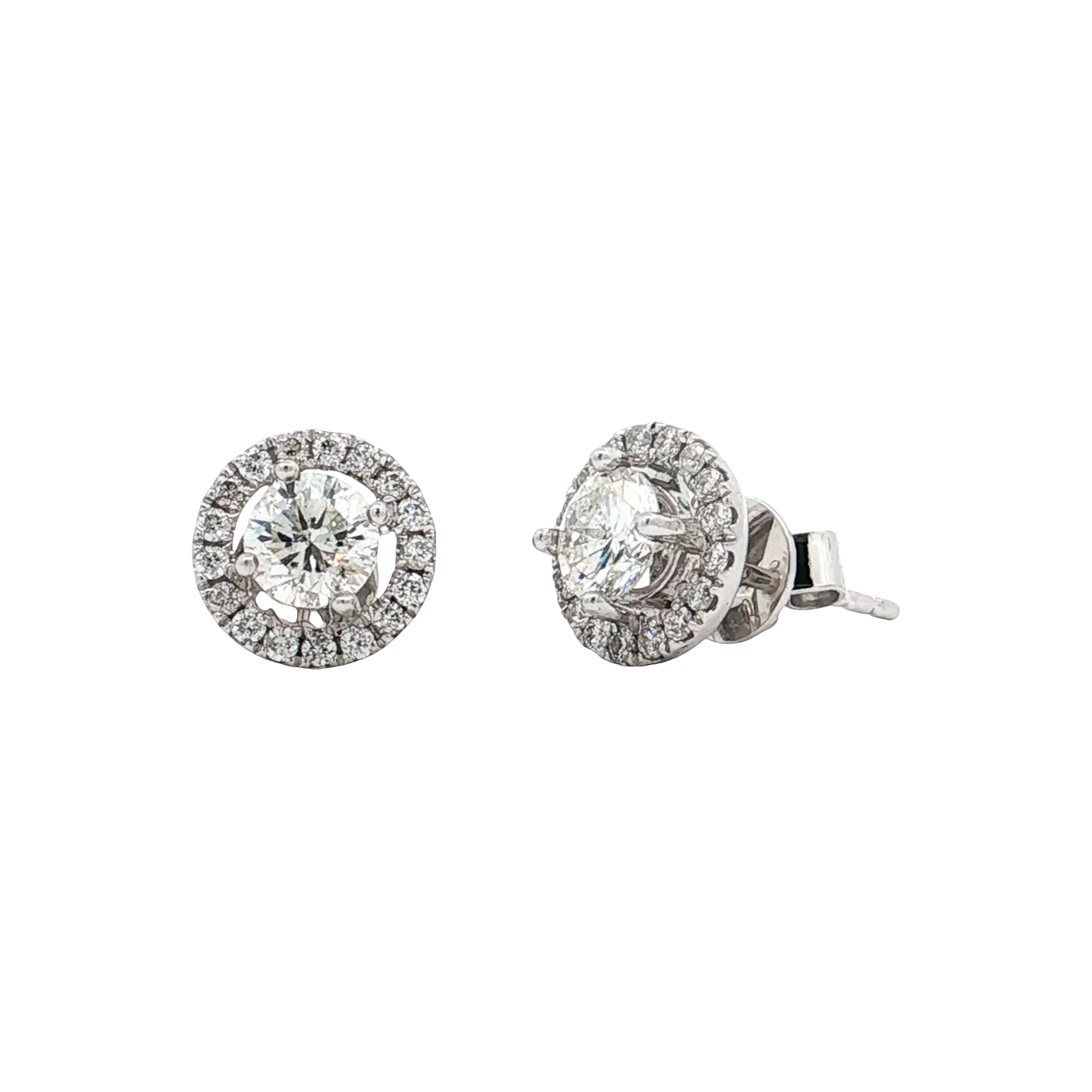 White Gold Diamond Studs
