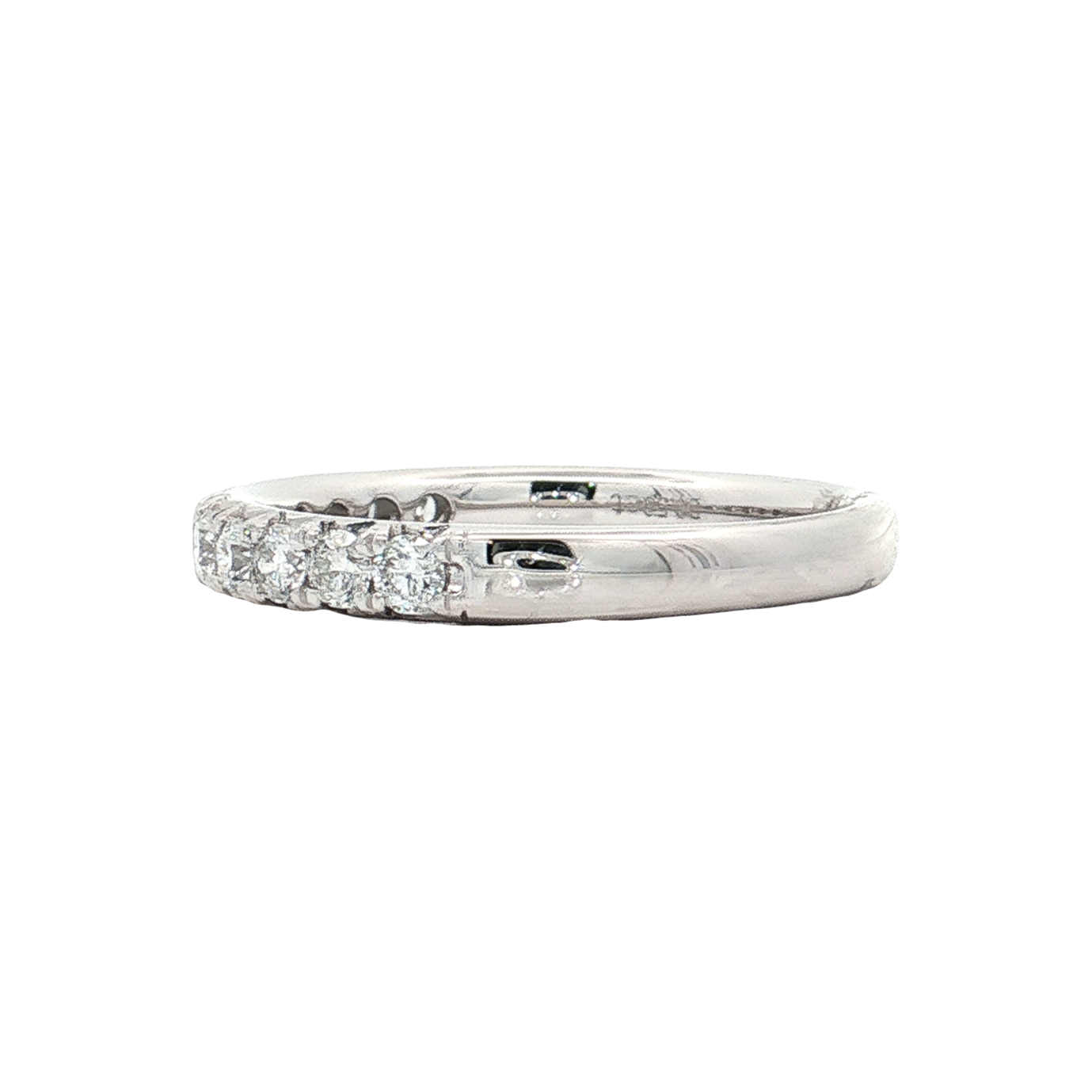 White Gold Diamond Wedding Band