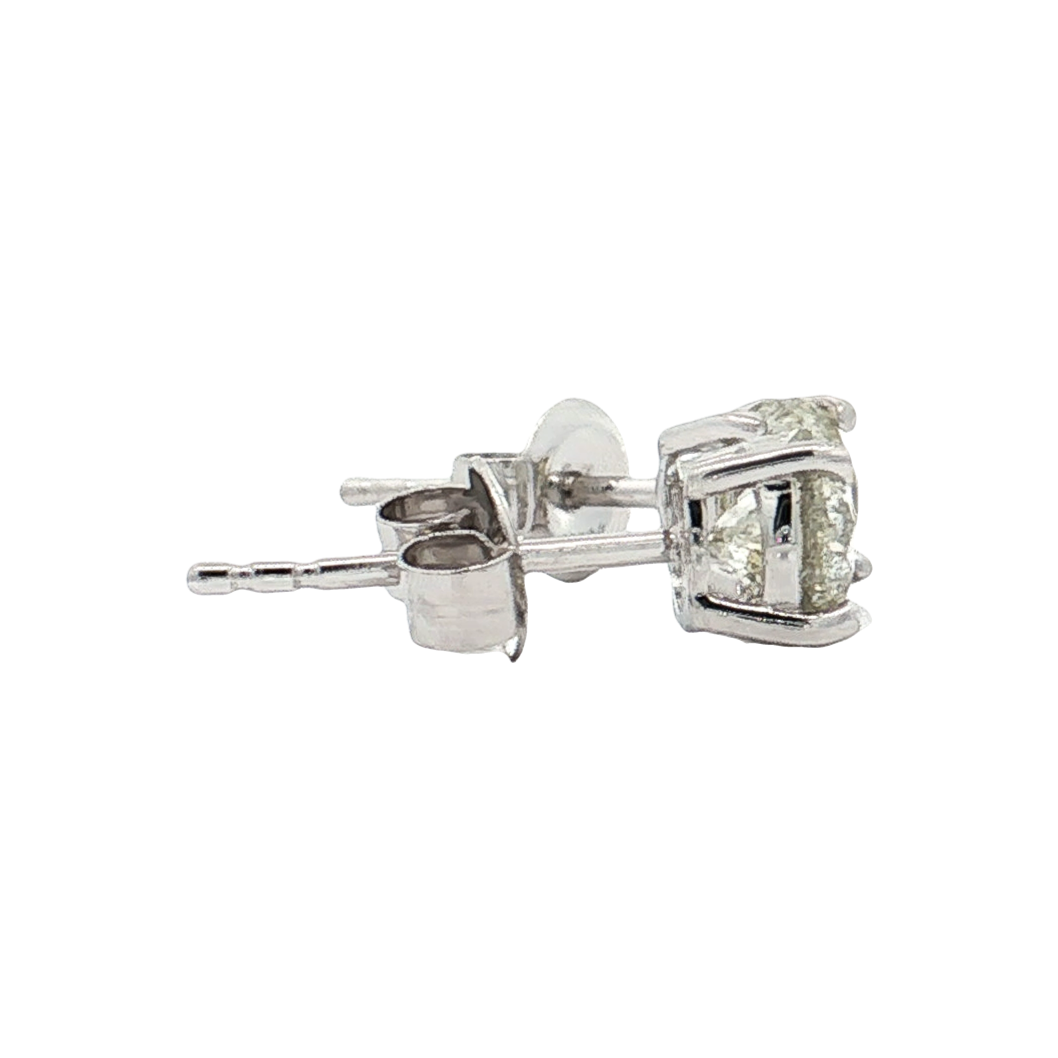 White Gold Diamond Studs
