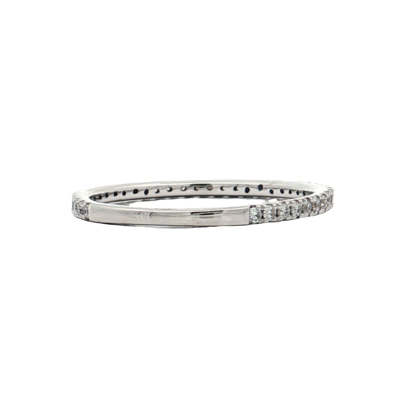 White Gold Diamond Wedding Band