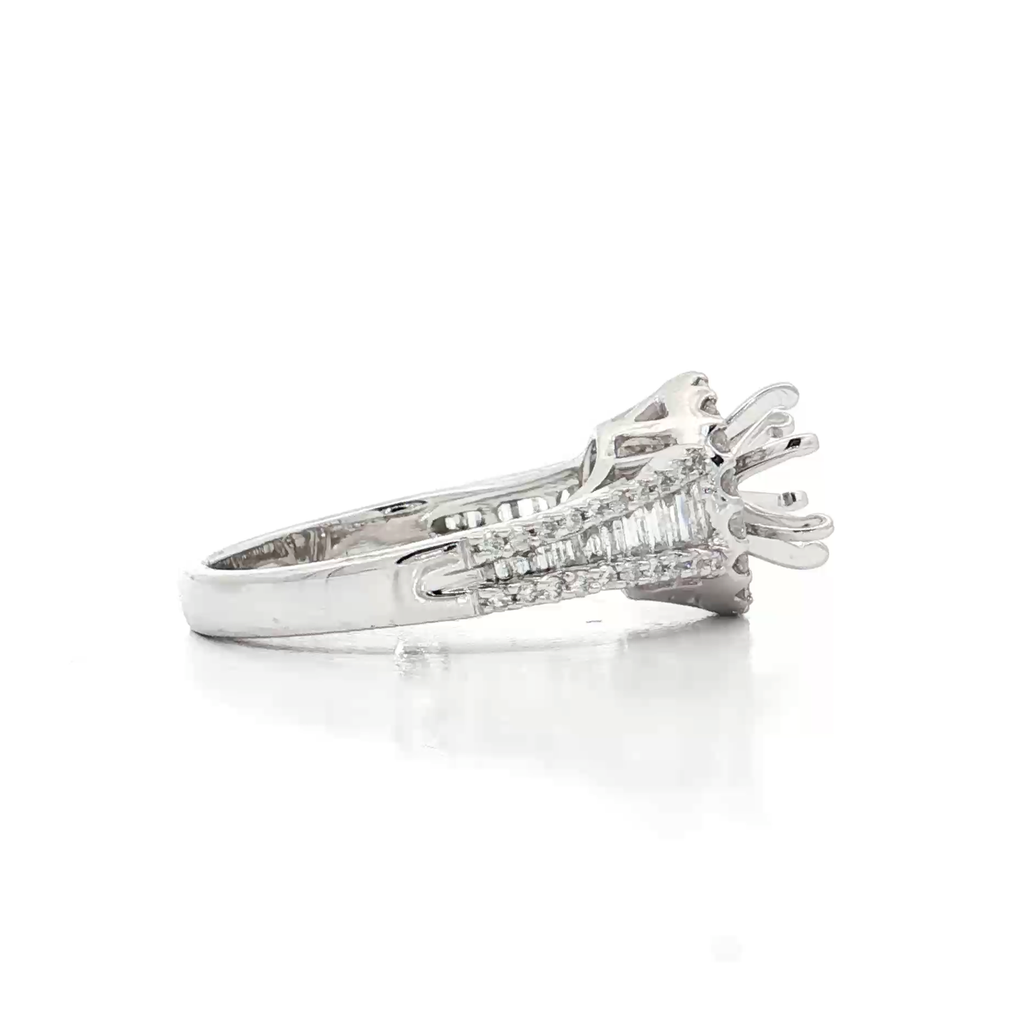 White Gold Diamond Bridal Setting