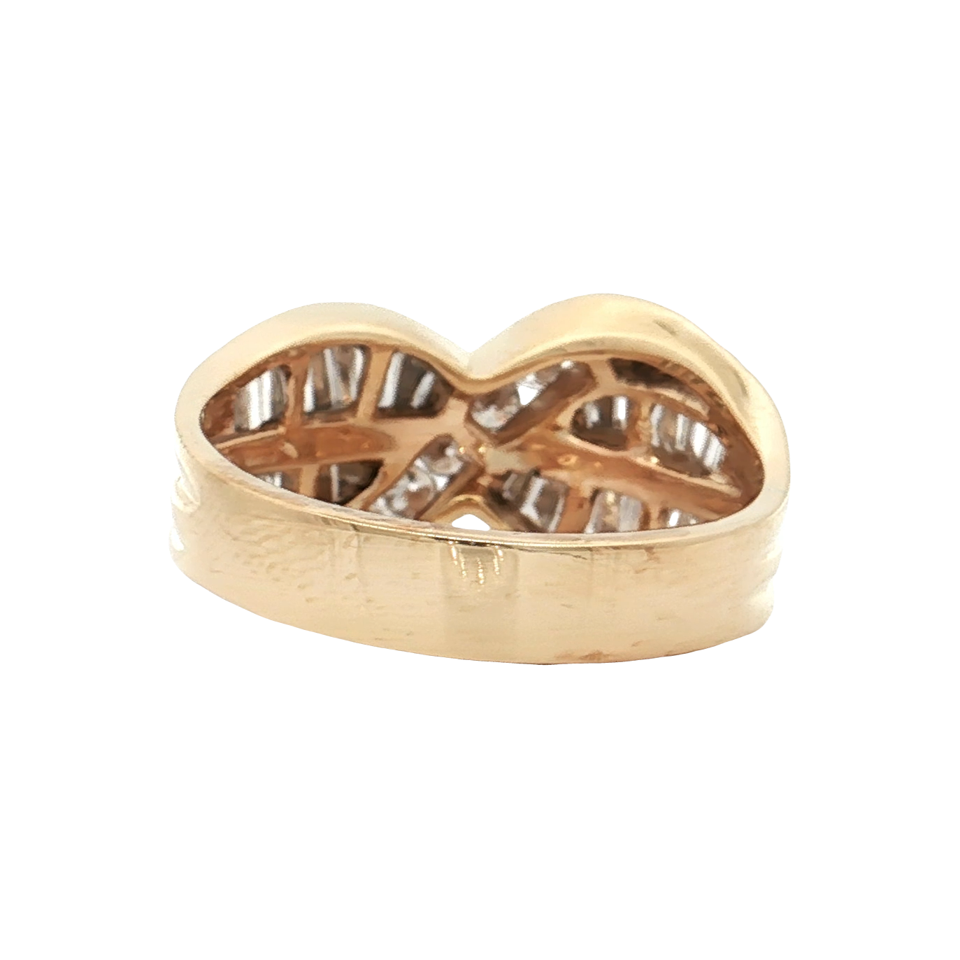 Yellow Gold Diamond Fashion Ring
