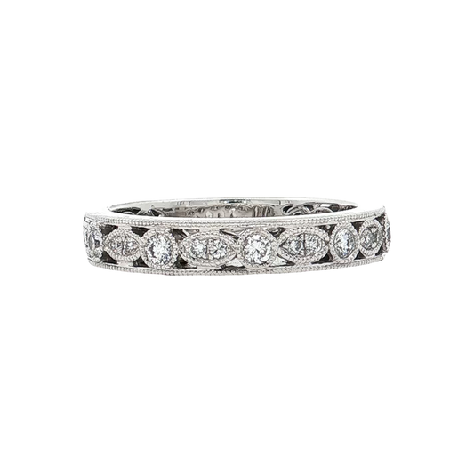 White Gold Diamond Wedding Band