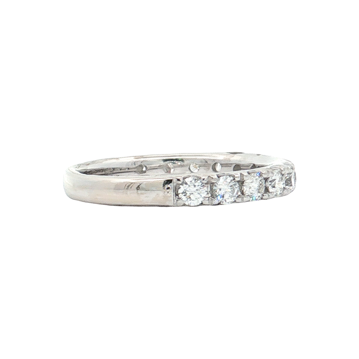 White Gold Diamond Wedding Band
