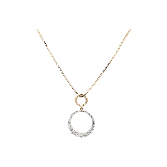 Yellow Gold Diamond Pendant