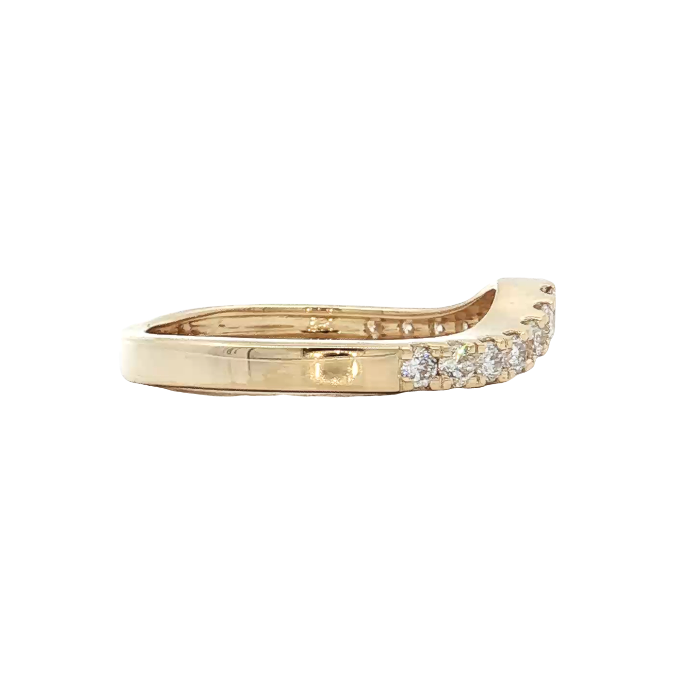 Yellow Gold Diamond Wedding Band