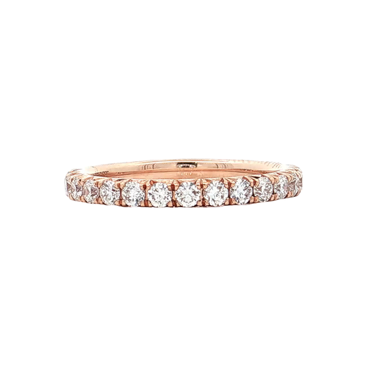 Rose Gold Diamond Wedding Band