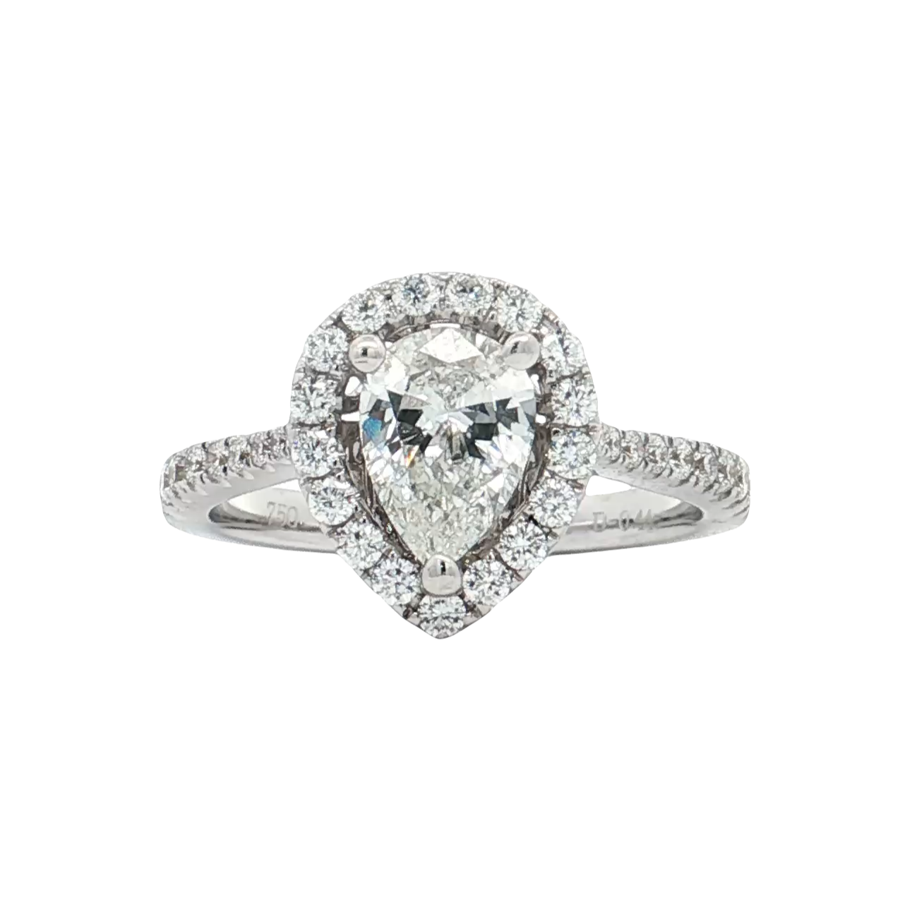 White Gold Diamond Bridal Ring