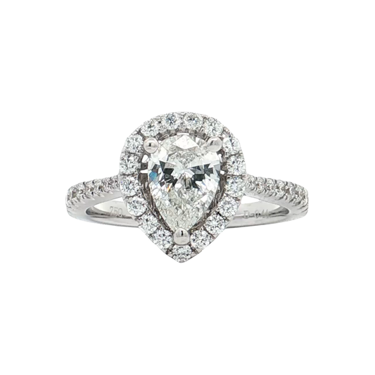 White Gold Diamond Bridal Ring