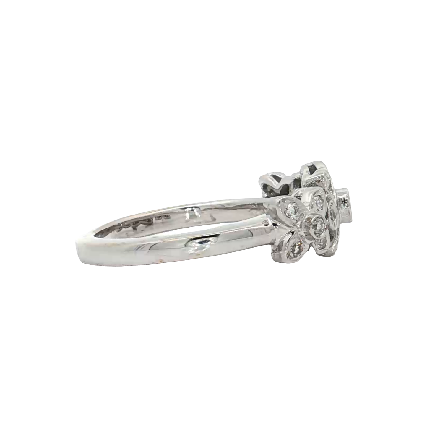 White Gold Diamond Fashion Ring