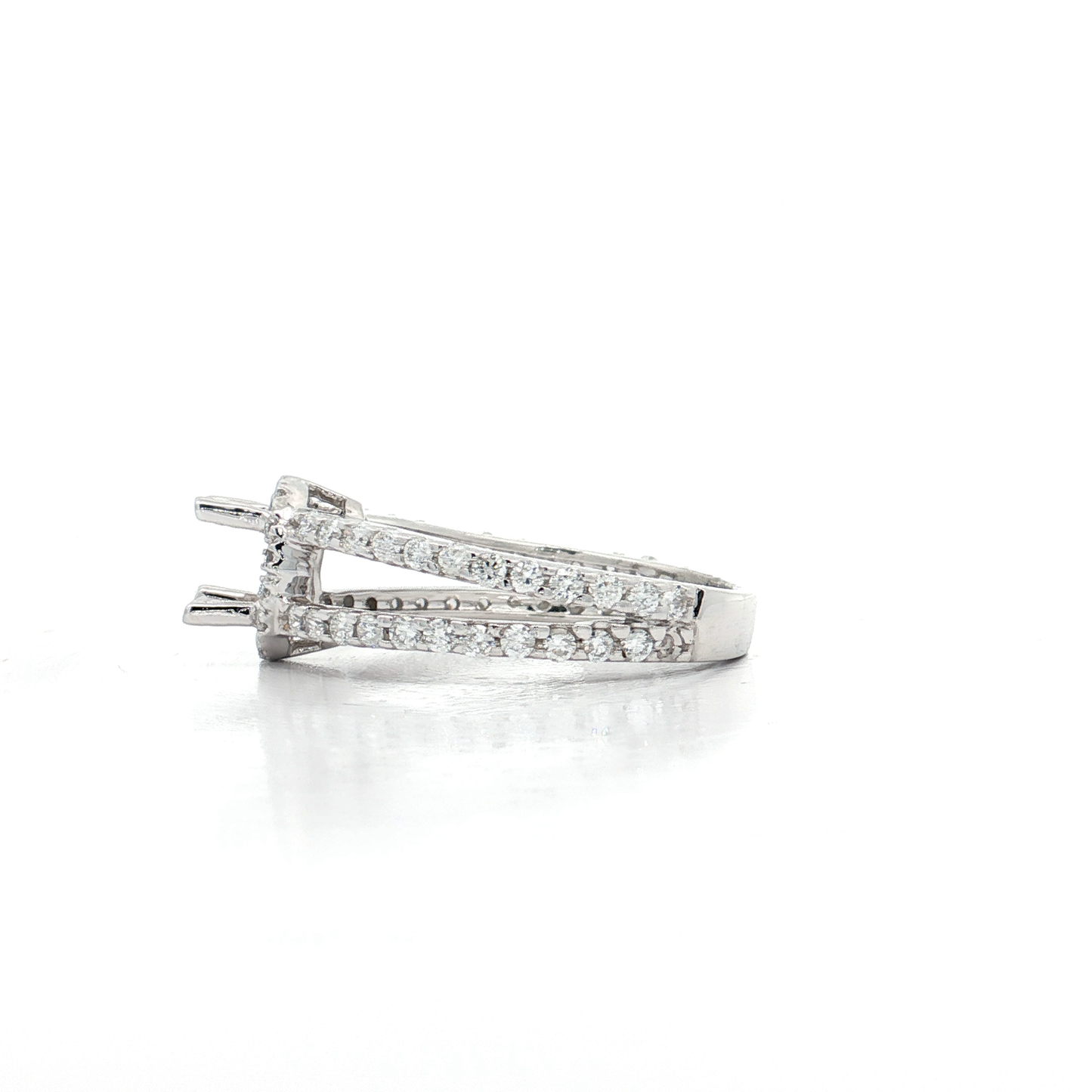 White Gold Diamond Bridal Setting
