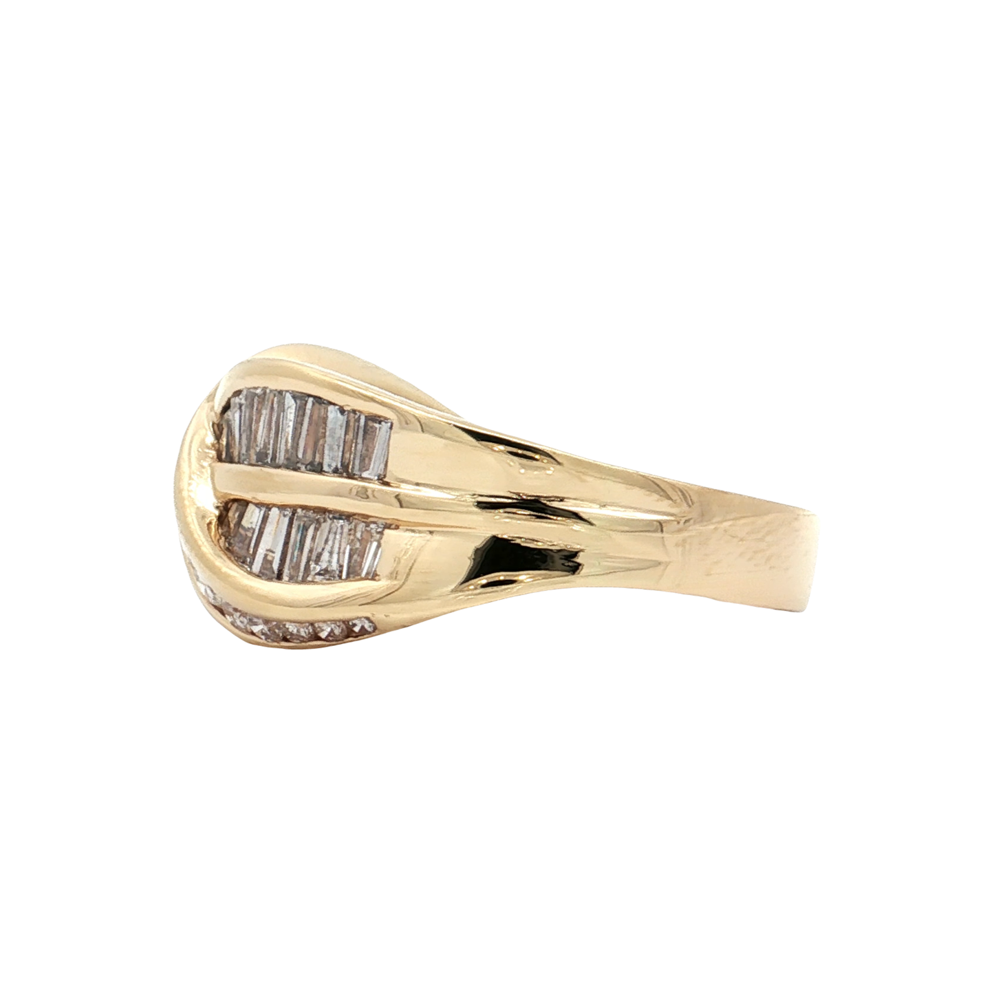 Yellow Gold Diamond Fashion Ring