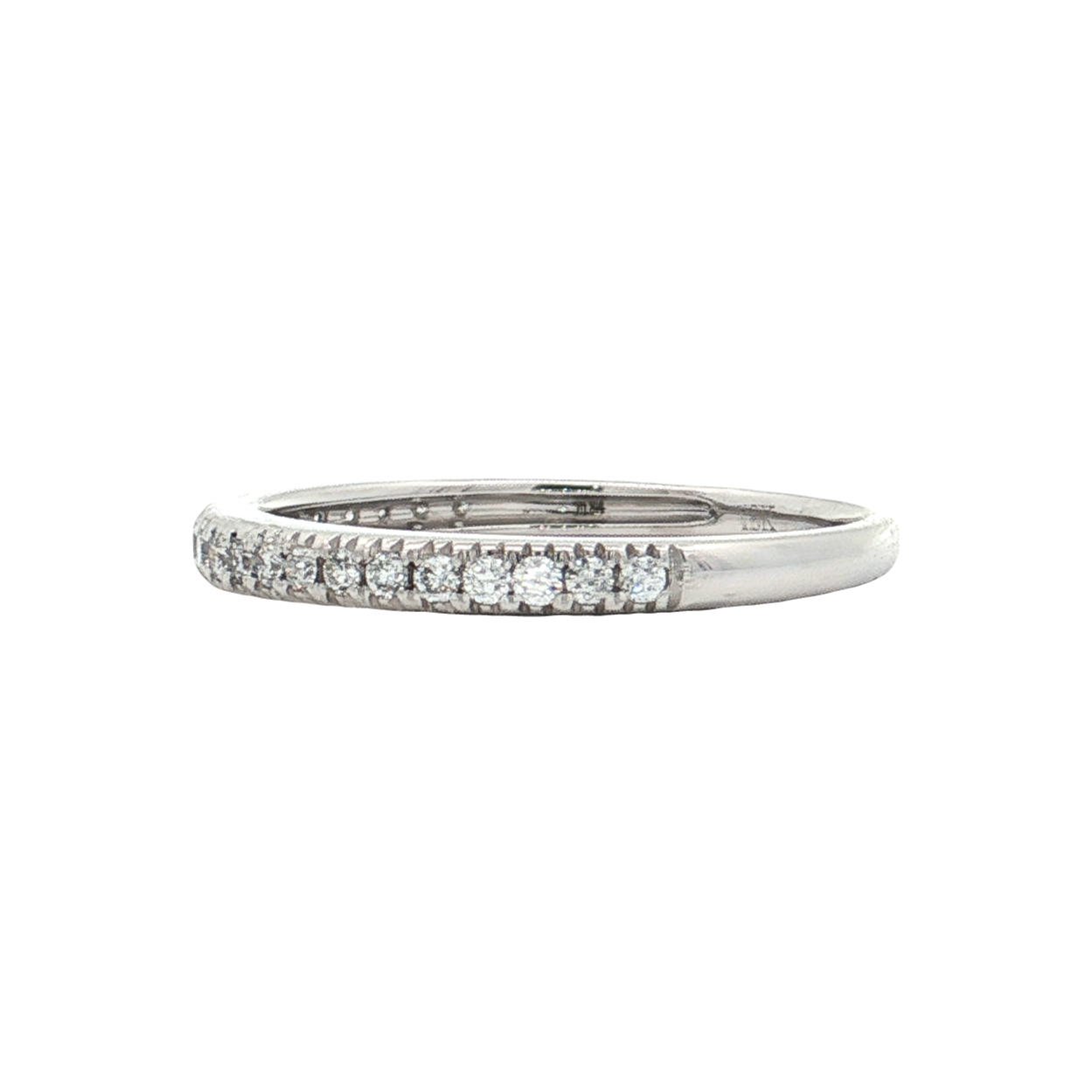 White Gold Diamond Wedding Band