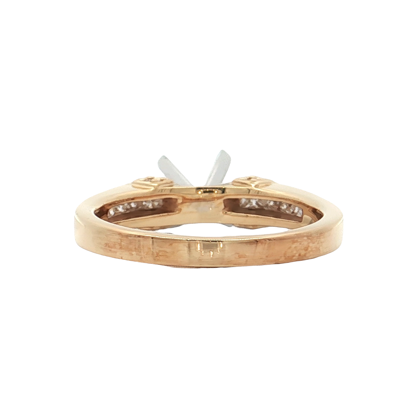 Yellow Gold Diamond Bridal Setting