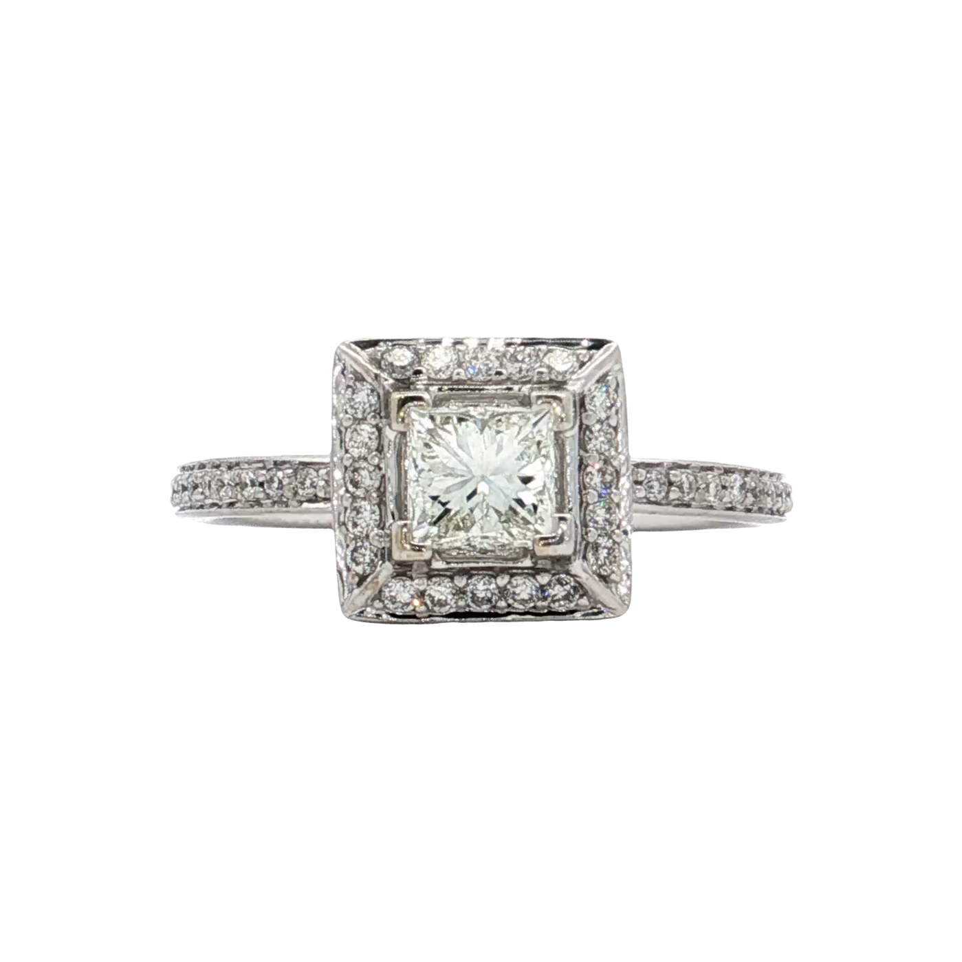 White Gold Diamond Bridal Rings